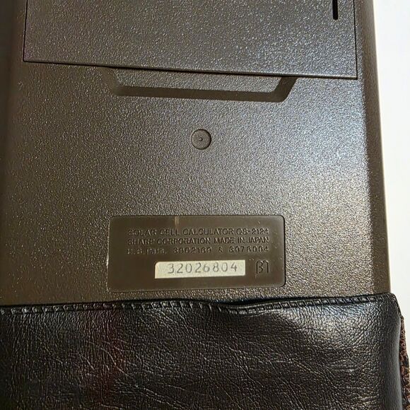 Vintage Calculator lot 80s 90s sharp Hewlett Packard Canon - Picture 8 of 9